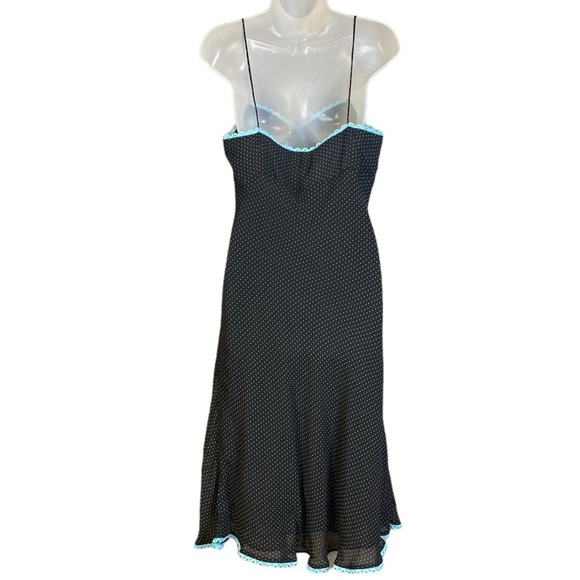 Mica Y2K Polka Dot Midi Slip Dress - Picture 2 of 6